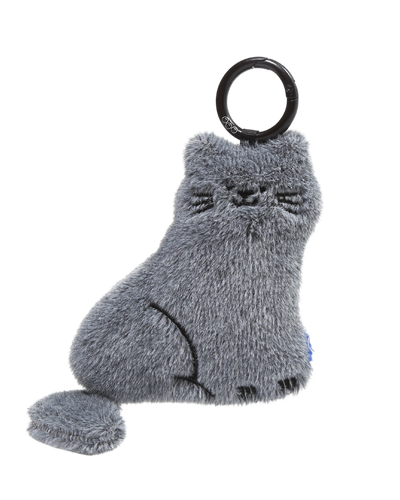 Grey Cat Plushie Reusable Large Bag