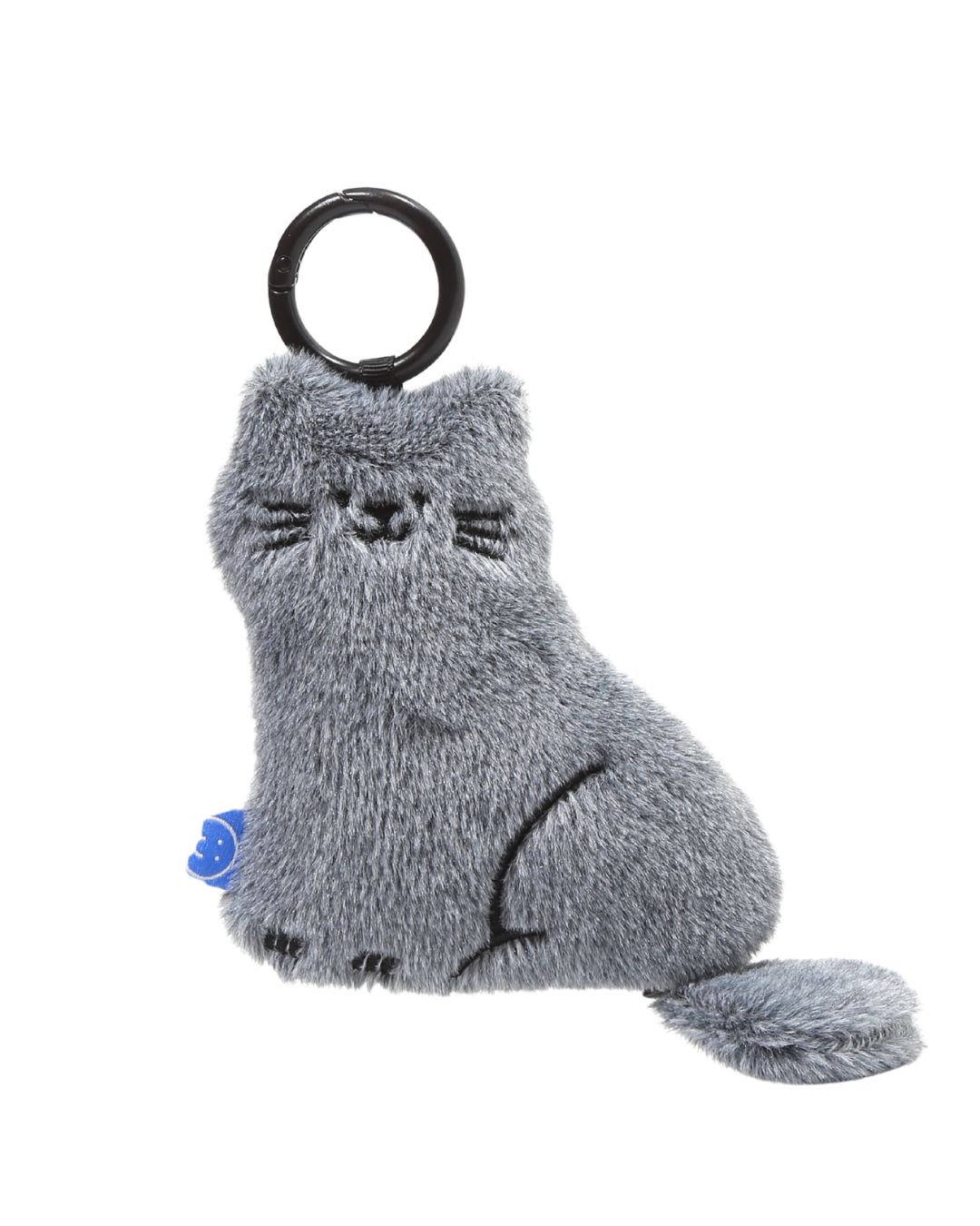 Grey Cat Plushie Reusable Large Bag