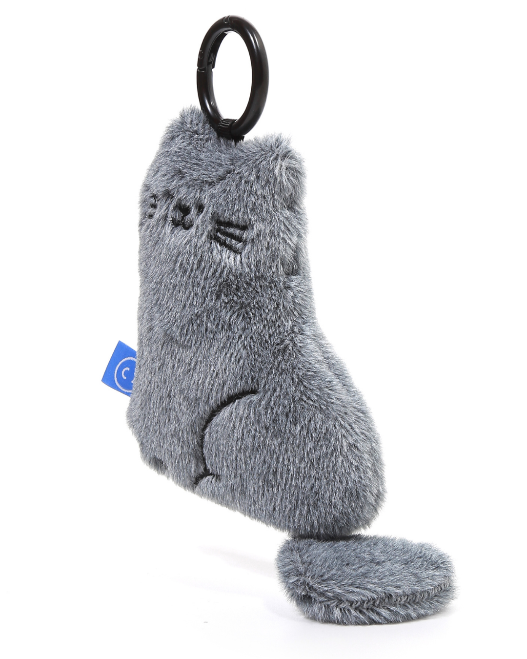 Grey Cat Plushie Reusable Large Bag