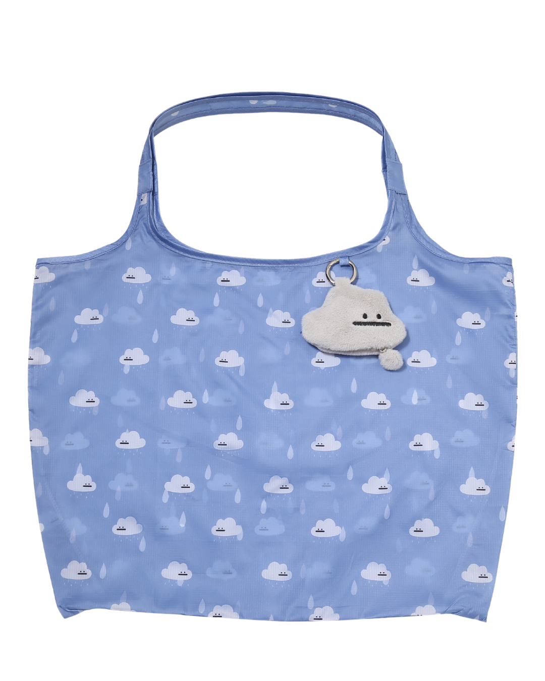 Grey Cloud Plushie Reusable XL Bag