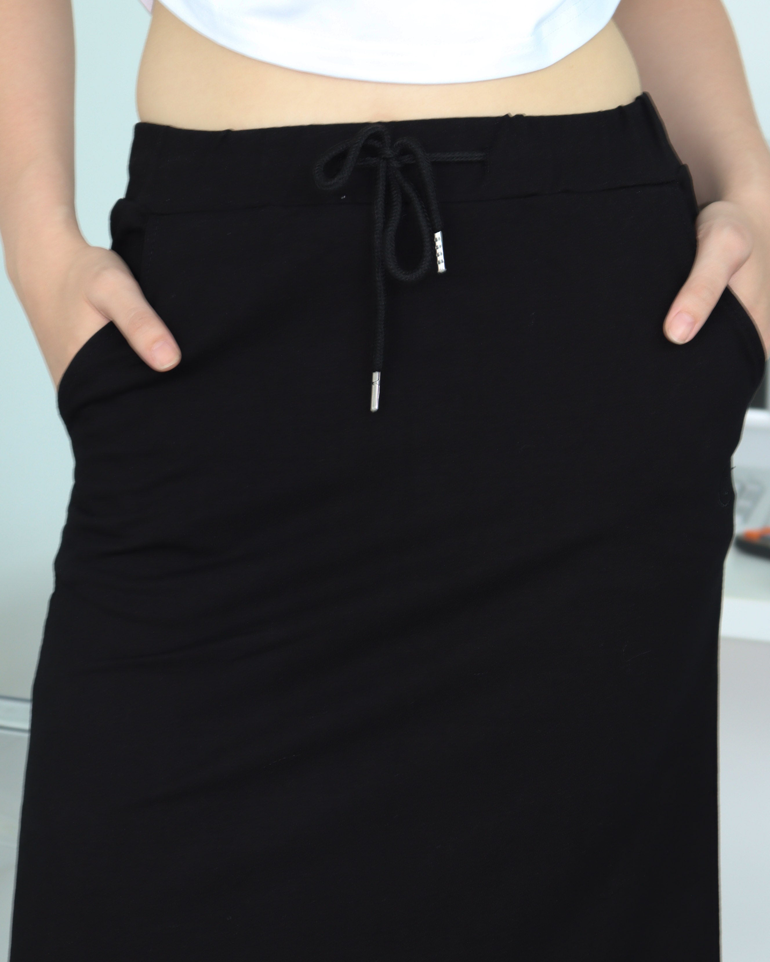 Signature Maxi Skirt in Black - Women