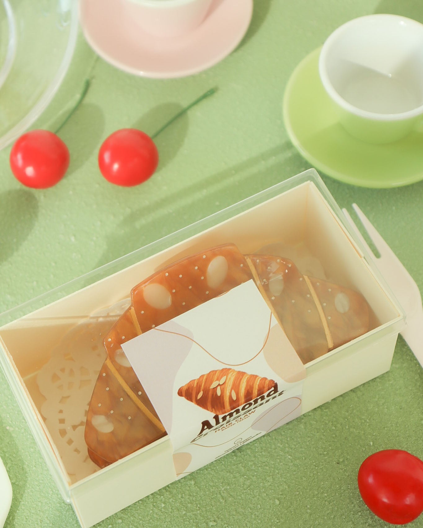 Almond Croissant Hair Claw Clip (Mega)