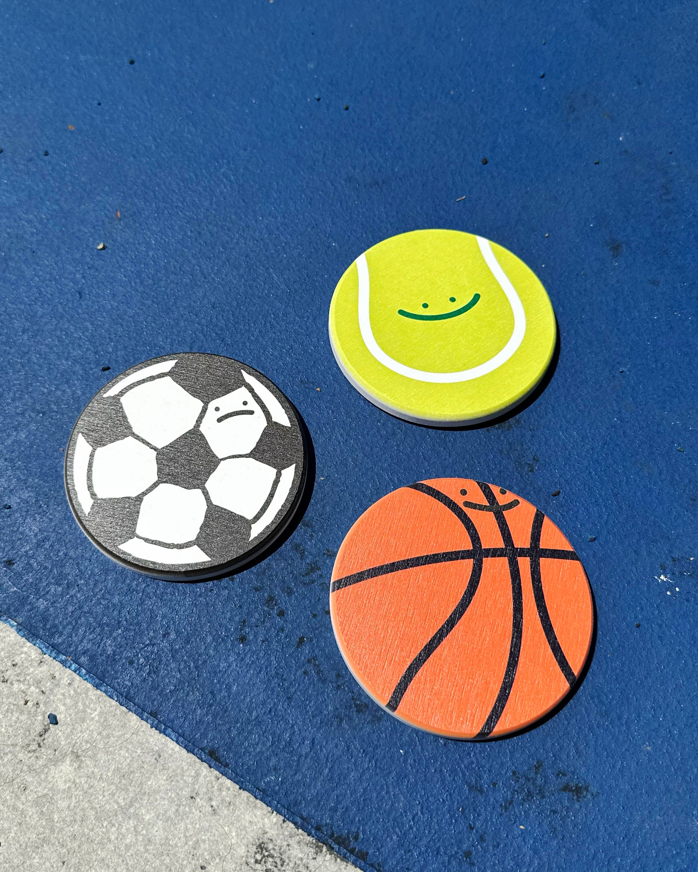 Sports Ball Diatomite Coaster