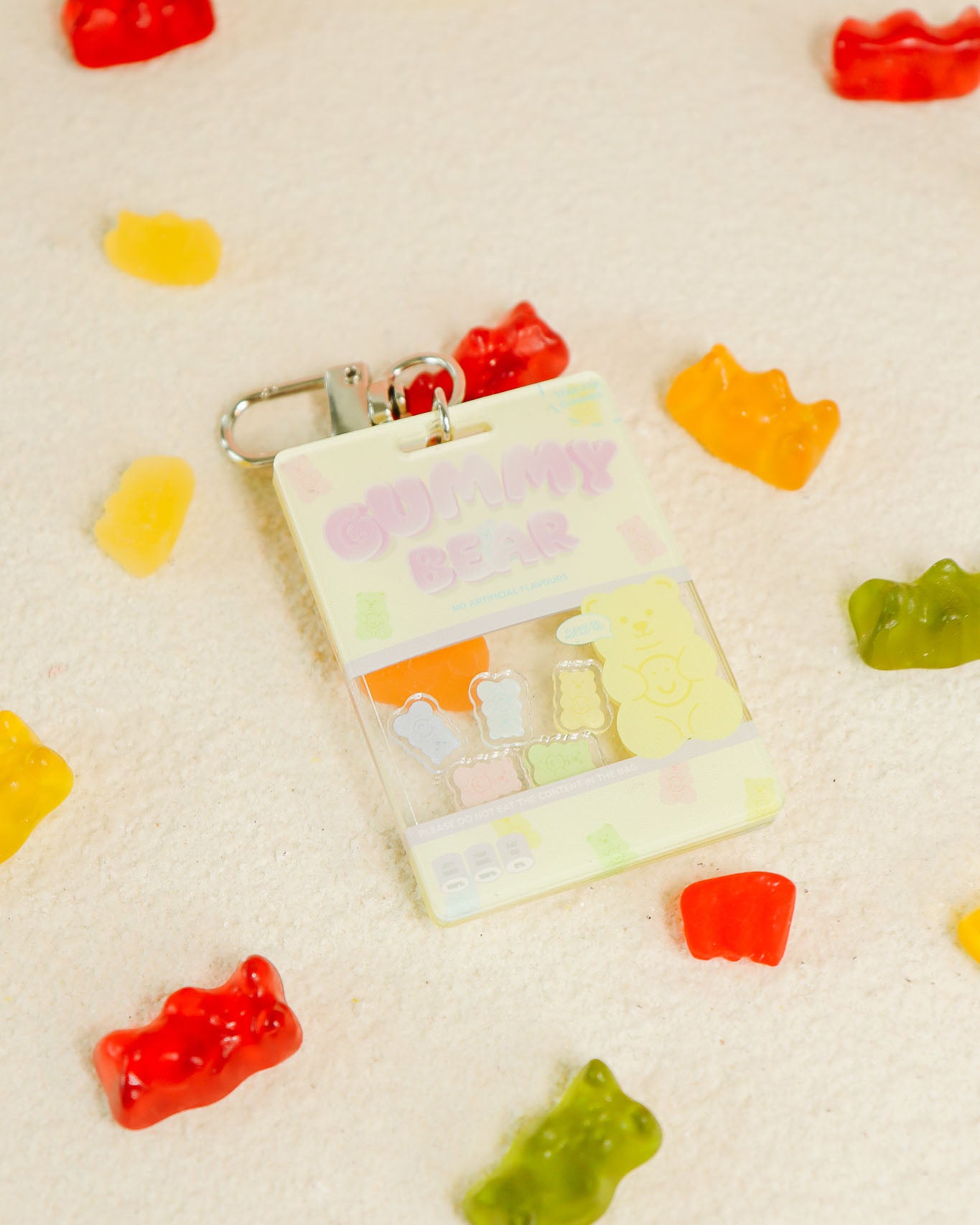 Gummy Bears Shaker Keychain