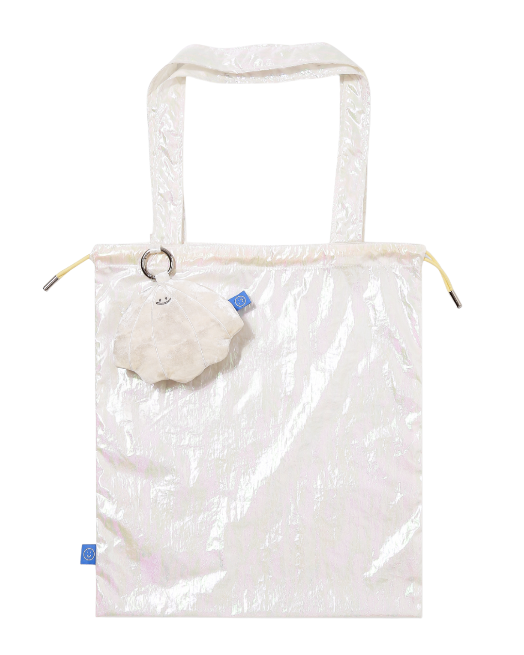 Iridescent Seashell Plushie Totebag