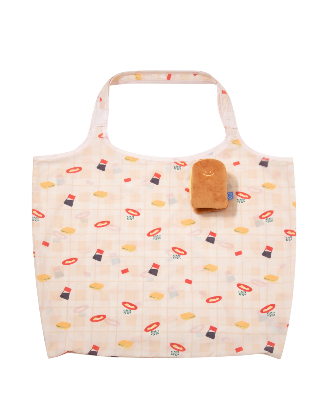 Kaya Toast Bread Plushie Reusable XL Bag