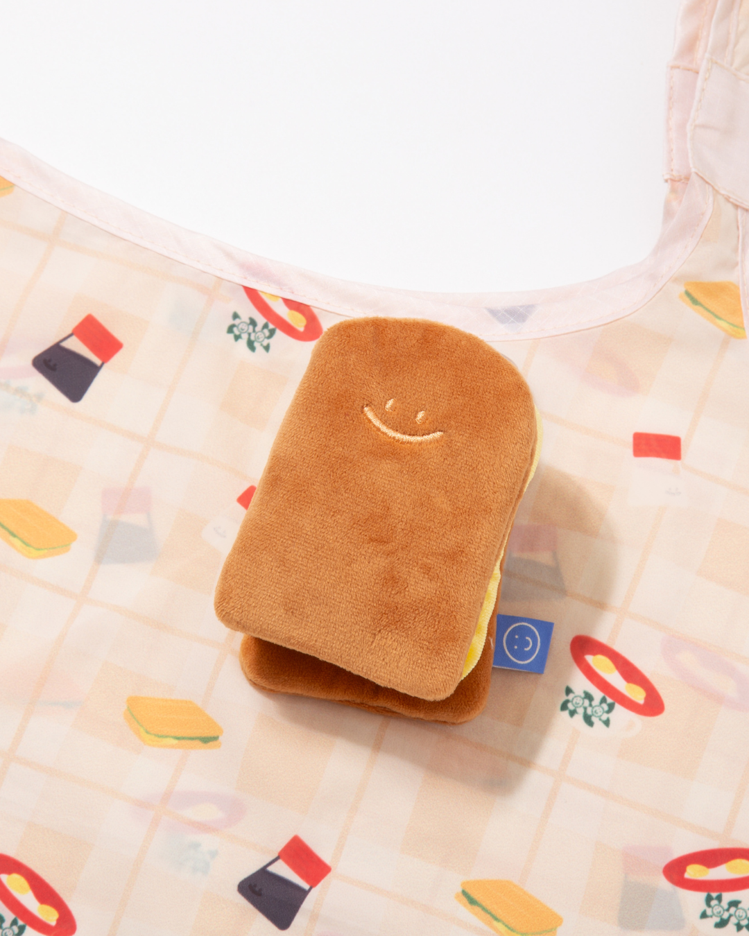 Kaya Toast Bread Plushie Reusable XL Bag