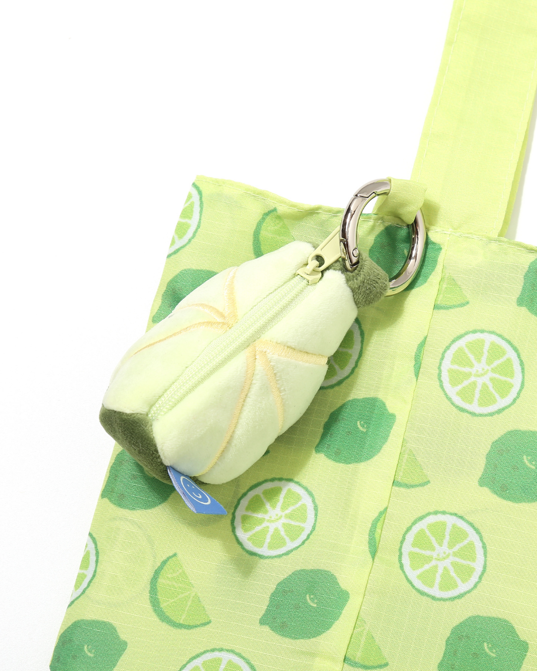 Lime Plushie Reusable Drink Bag