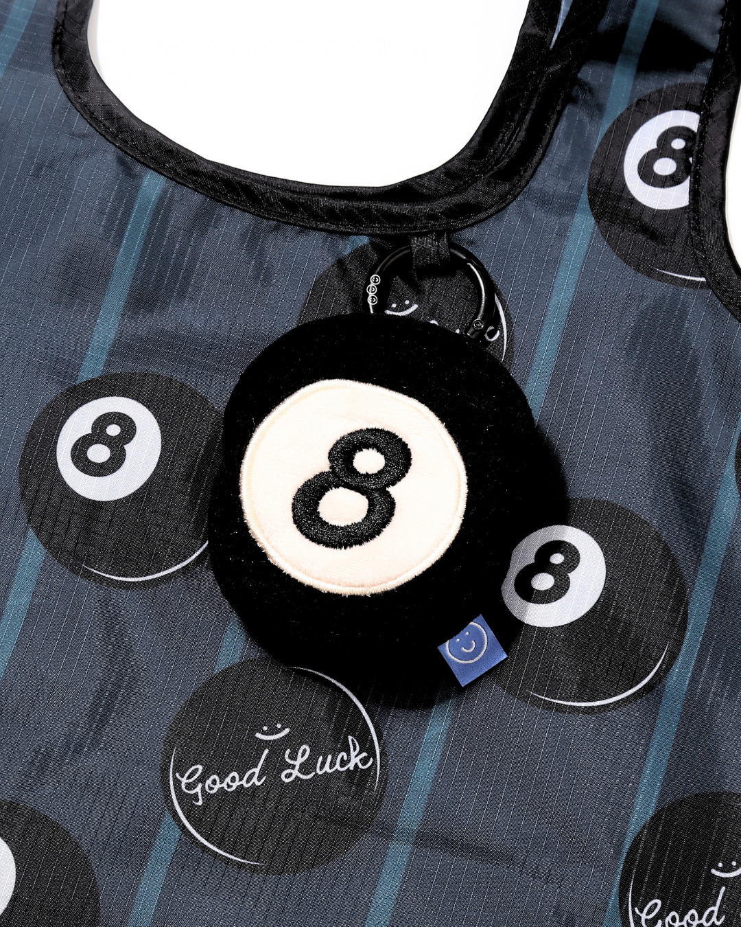 Lucky 8 Ball Plushie Reusable Bag Large