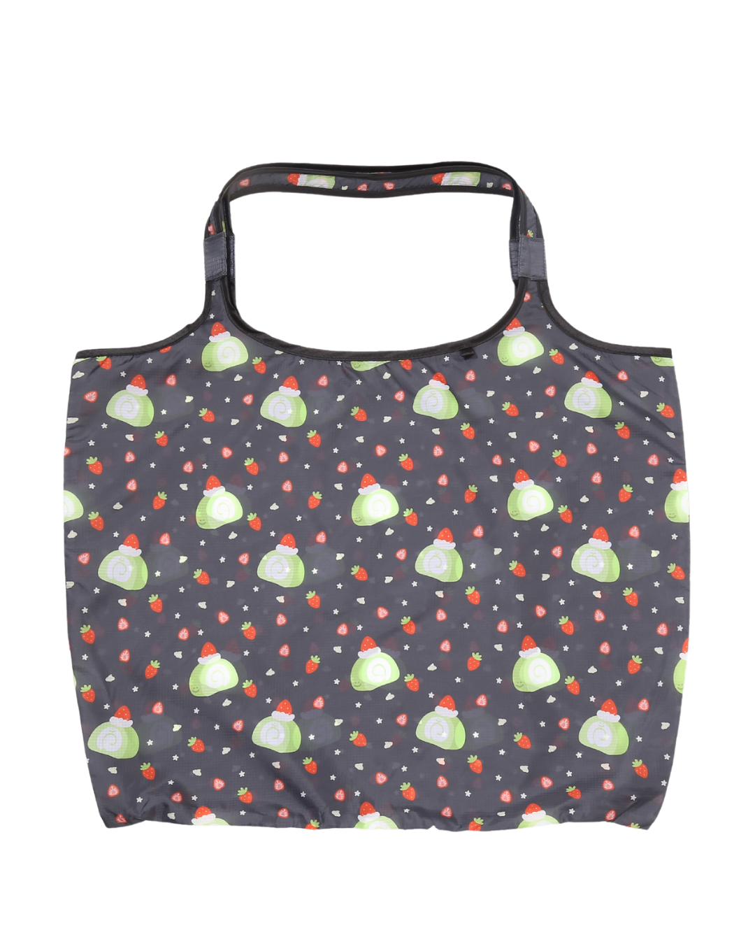Matcha Roll Cake Plushie Reusable XL Bag