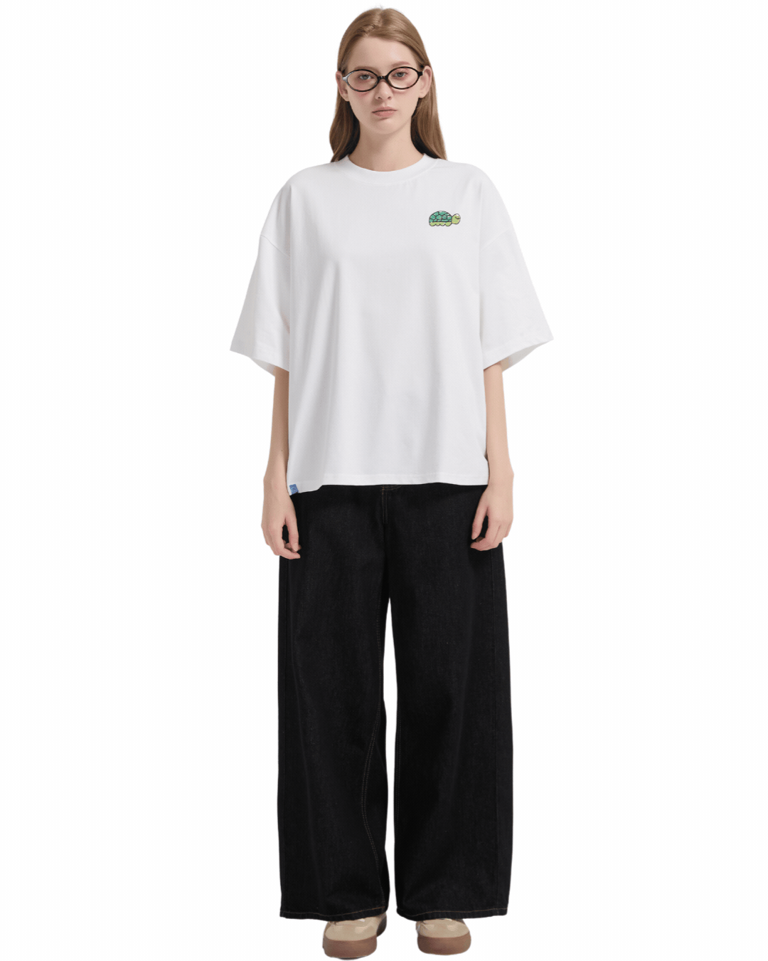 It's Okay Boxy Sorona® Cooling Tee in White