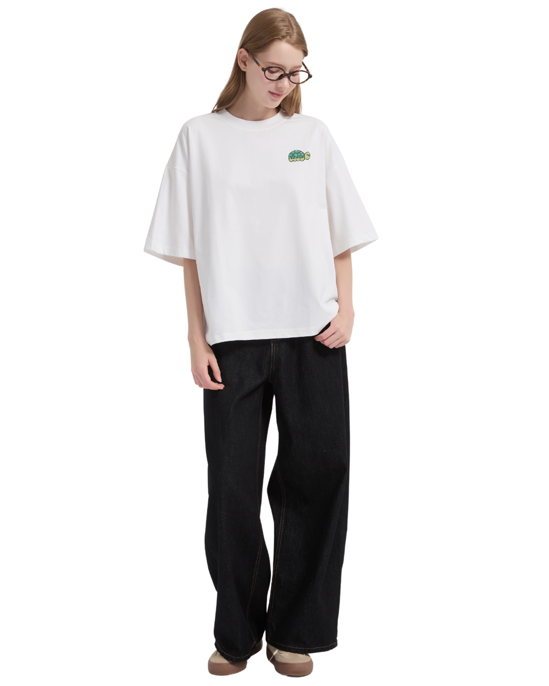 It's Okay Boxy Sorona® Cooling Tee in White