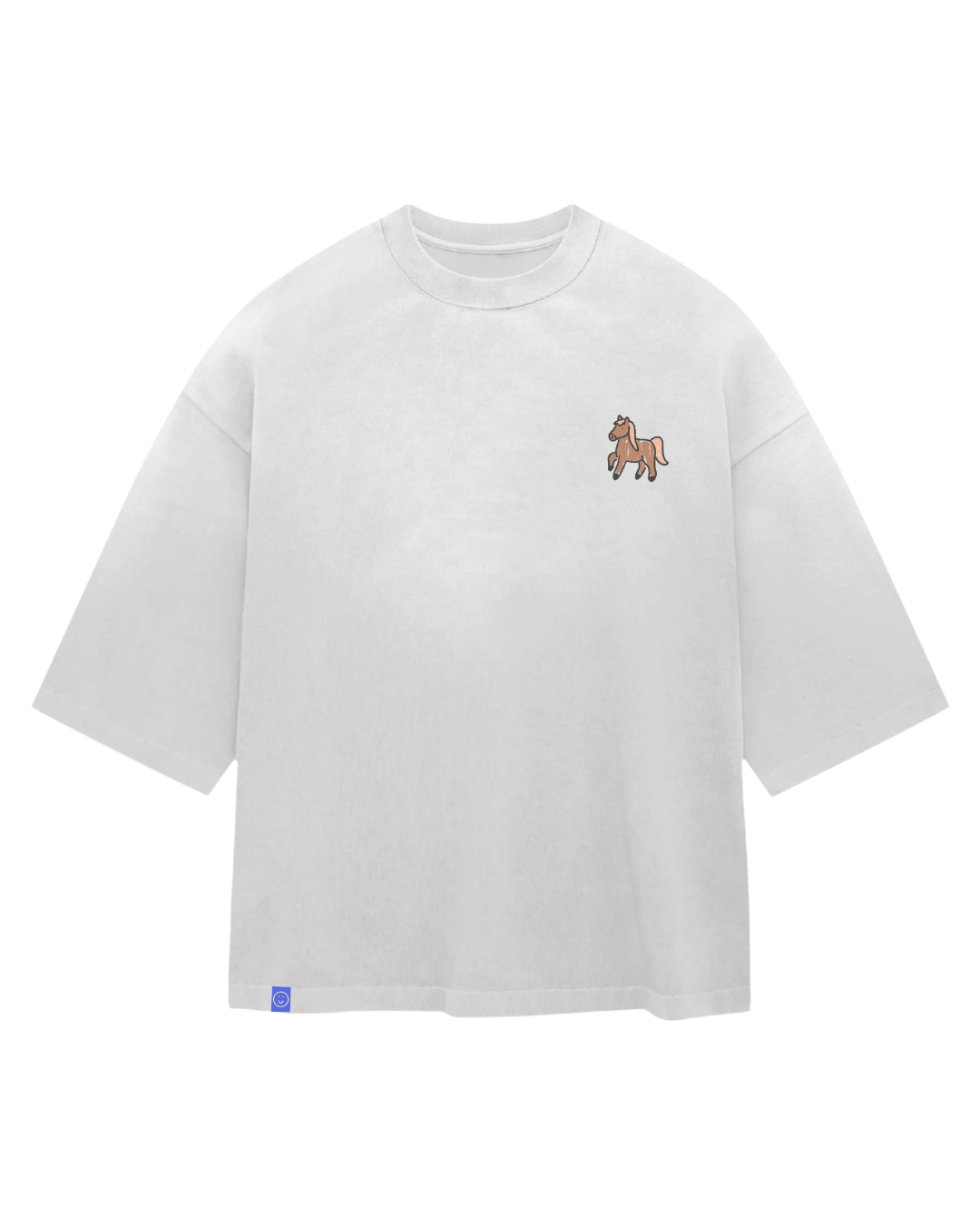 Not My First Huat Rodeo Boxy Sorona® Cooling Tee in White