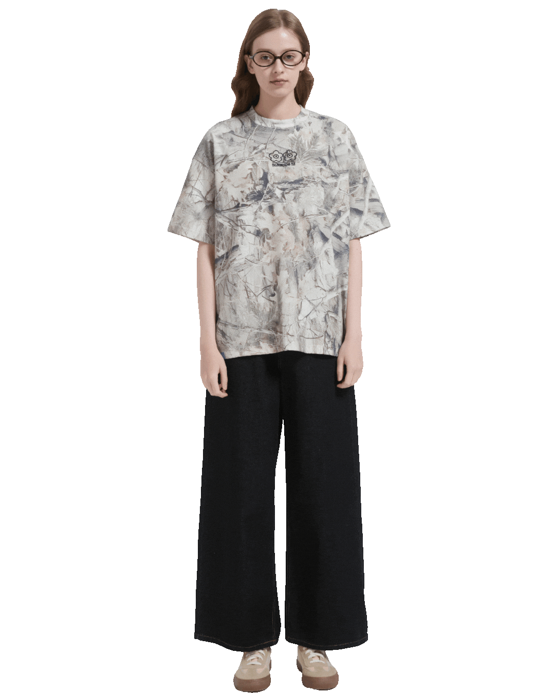 Blending In Camo Embroidery Cooling Tee