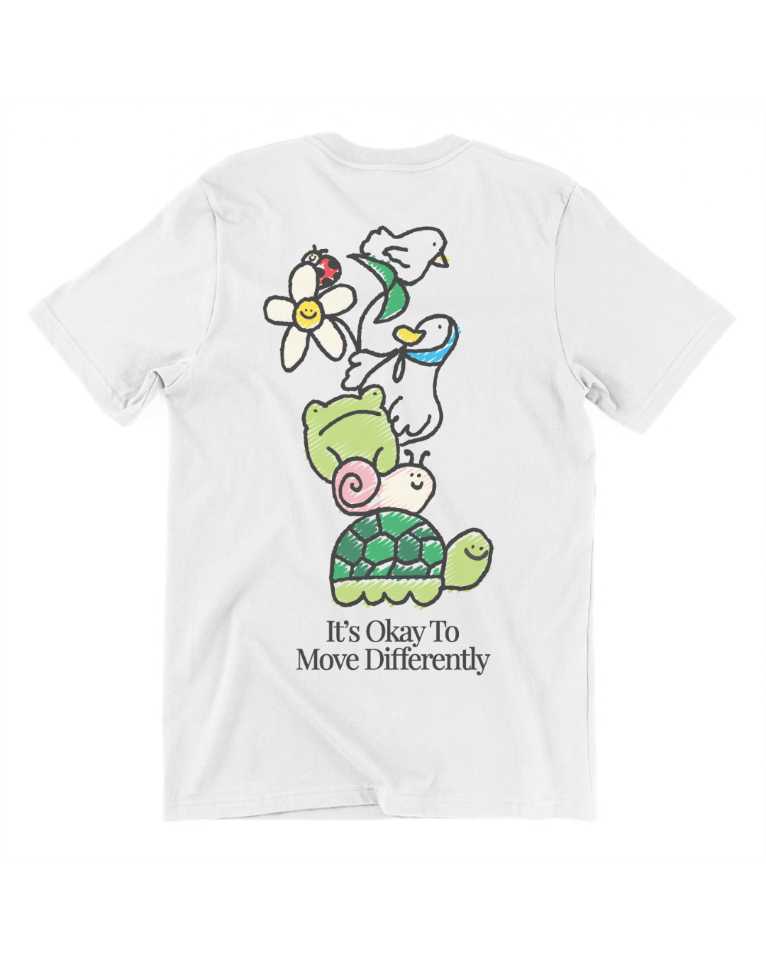It's Okay Boxy Sorona® Cooling Tee in White