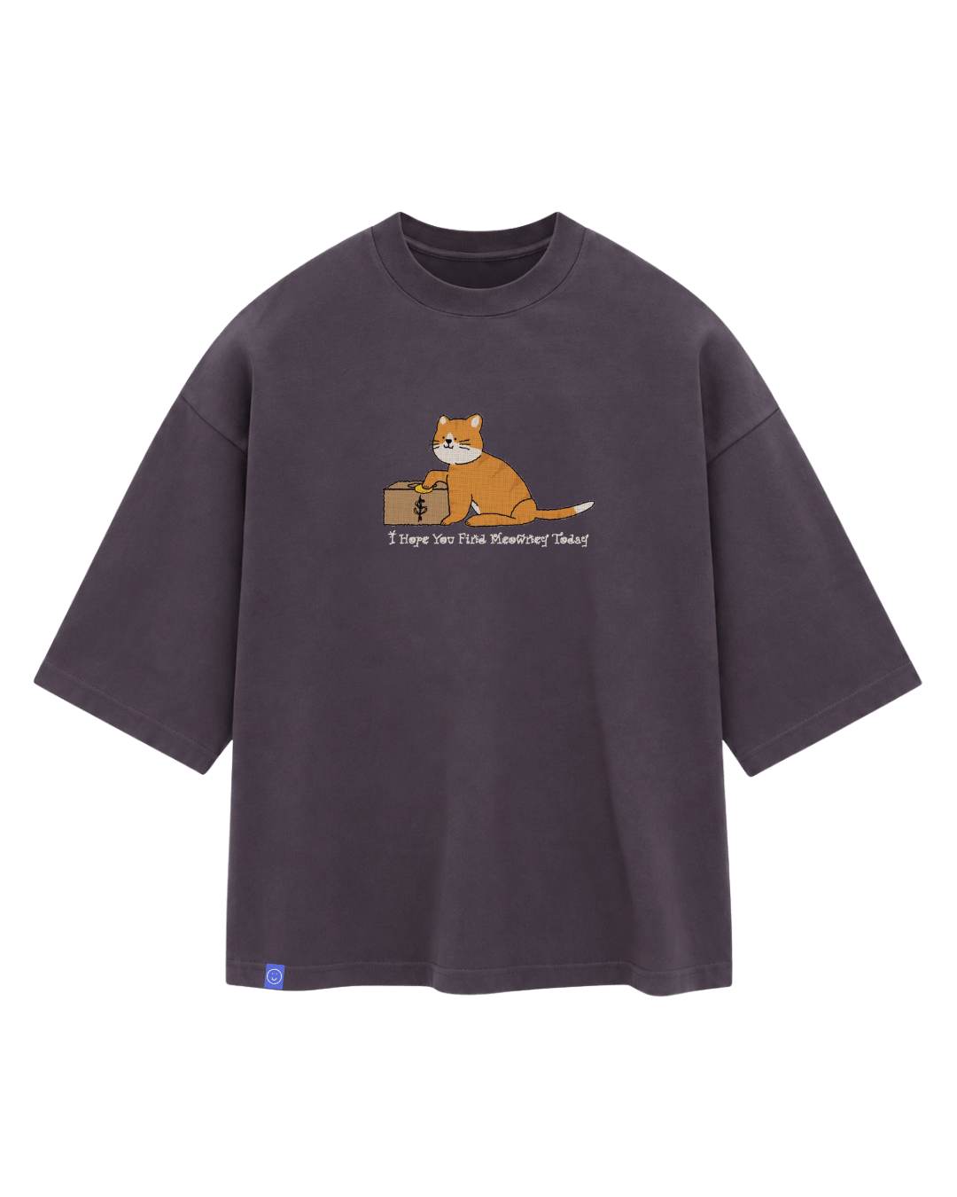 Meowney Sorona® Cooling Tee in Dusty Purple