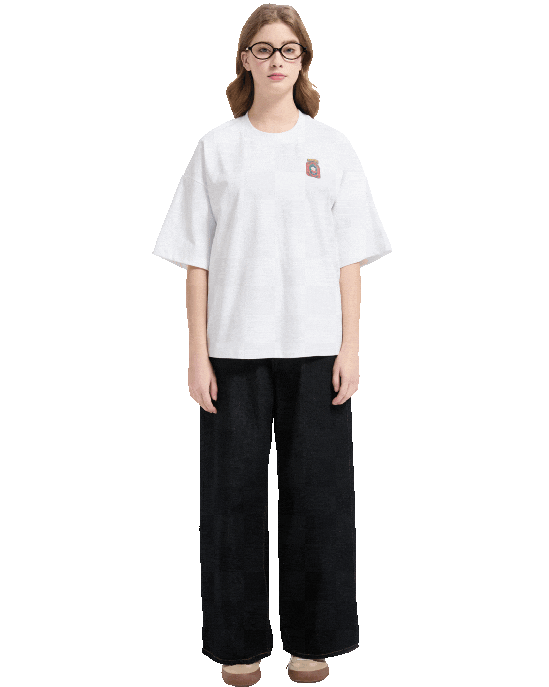 Chill Sauce Boxy Sorona® Cooling Tee in White