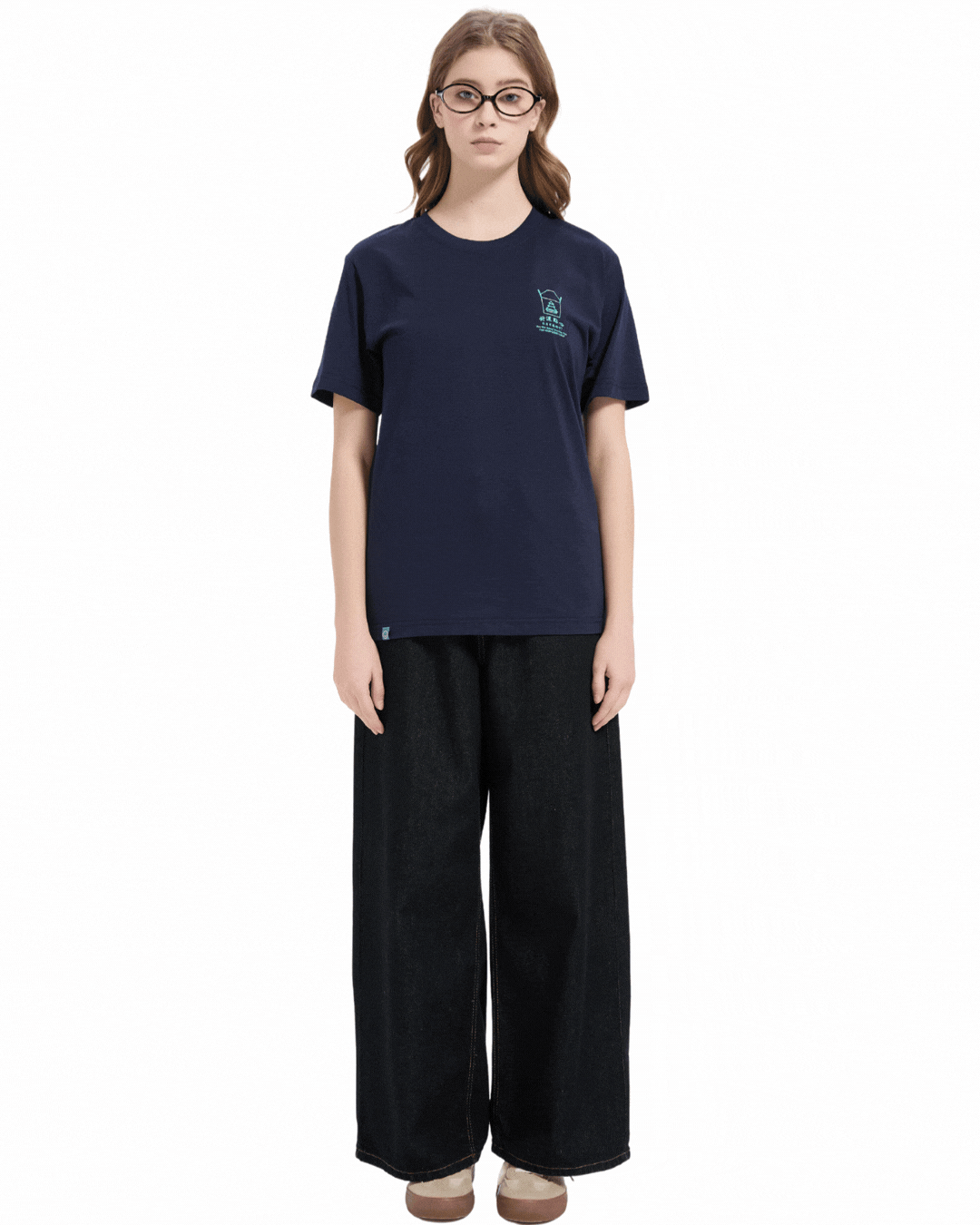 You Dim Sum Cooling Tee in Navy