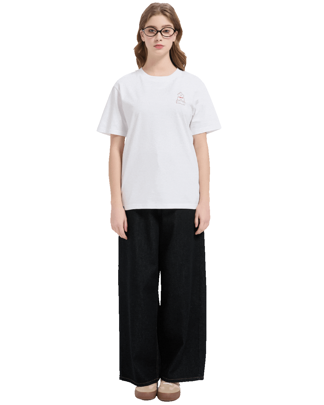 Free Time Drink Tea Cooling Tee in White