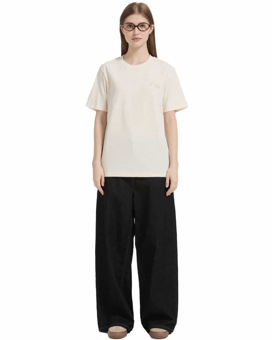 Have A Matcha Cooling Oversized Tee in Cream