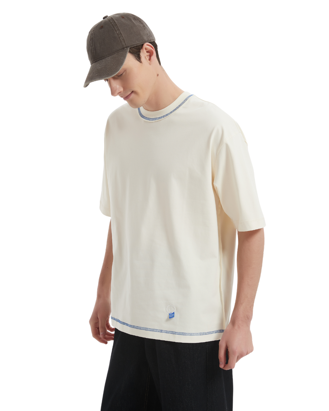 Signature Sunscreen Sorona® Cooling Tee in Reverse Cream Long