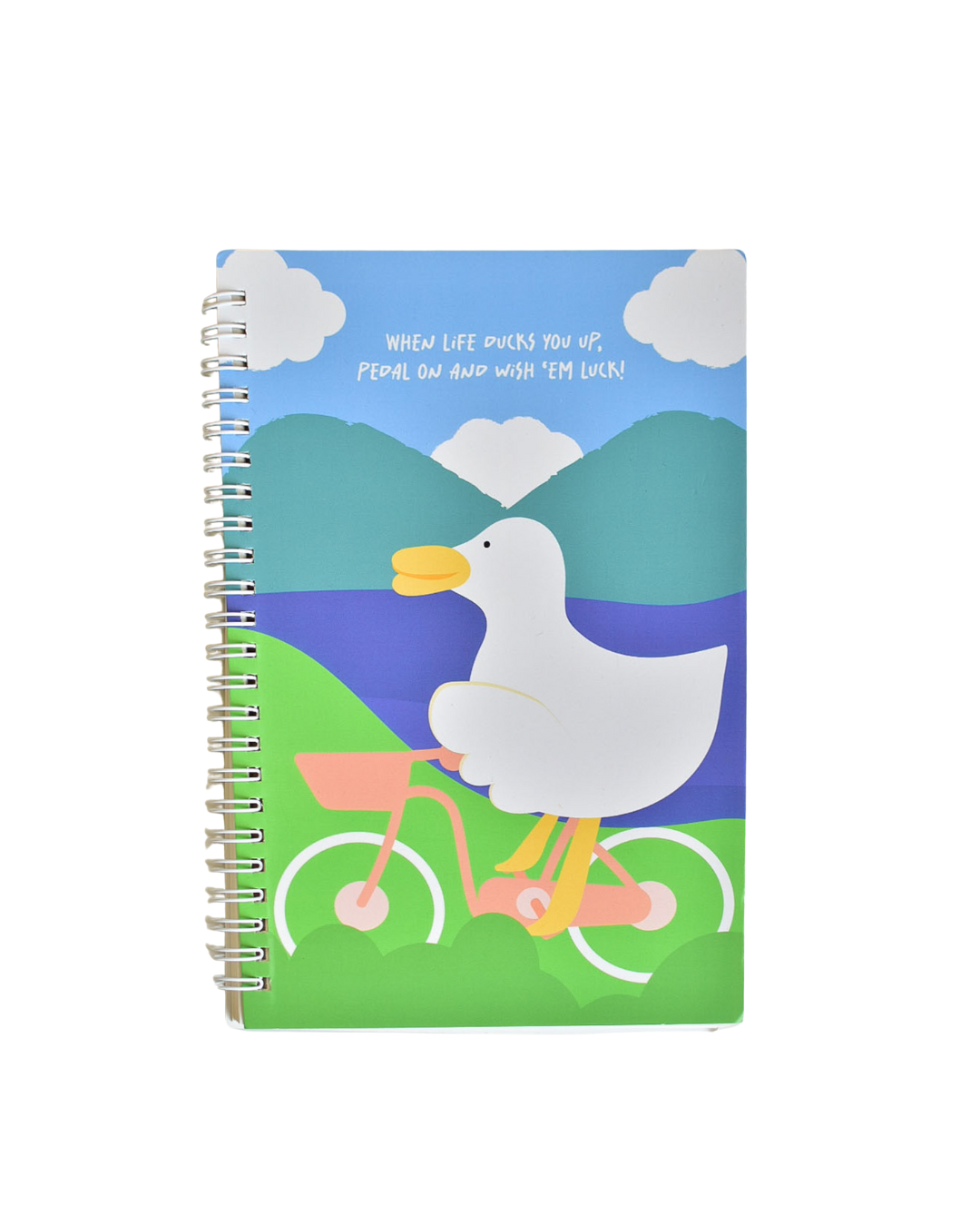 Pedal On Spiral Notebook