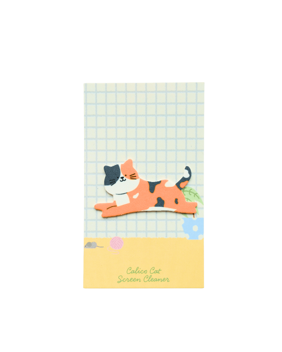 Calico Cat Screen Cleaner Sticker
