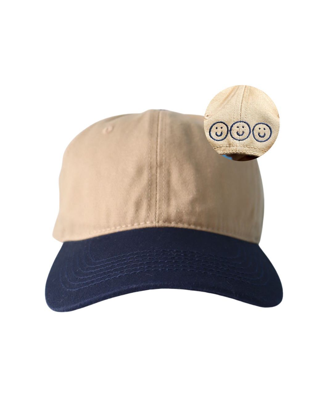 SIGNATURE / Duo-toned Khaki Navy Cap