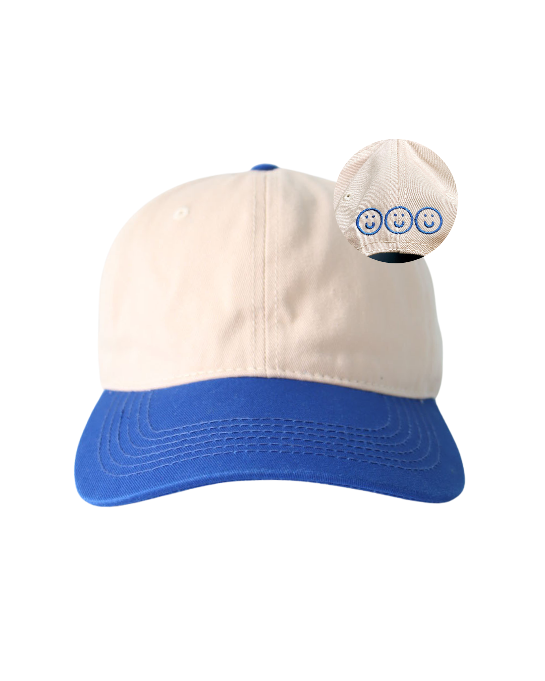 SIGNATURE / Duo-toned Beige Blue Cap