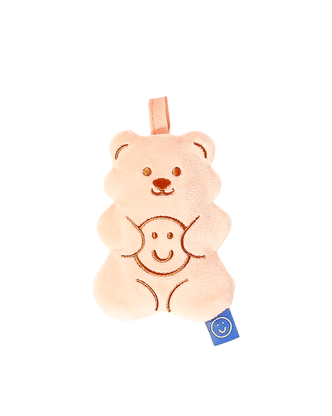 Orange Gummy Bear Small Plushie Reusable Nylon Bag