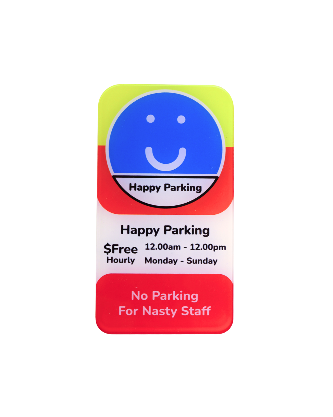 Happy Parking Coaster