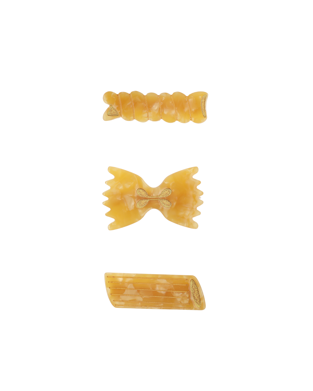 Pasta Variety Hair Clips