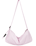 Signature ZZZ Bolster Sling/Shoulder Bag in Metallic Ballerina Pink