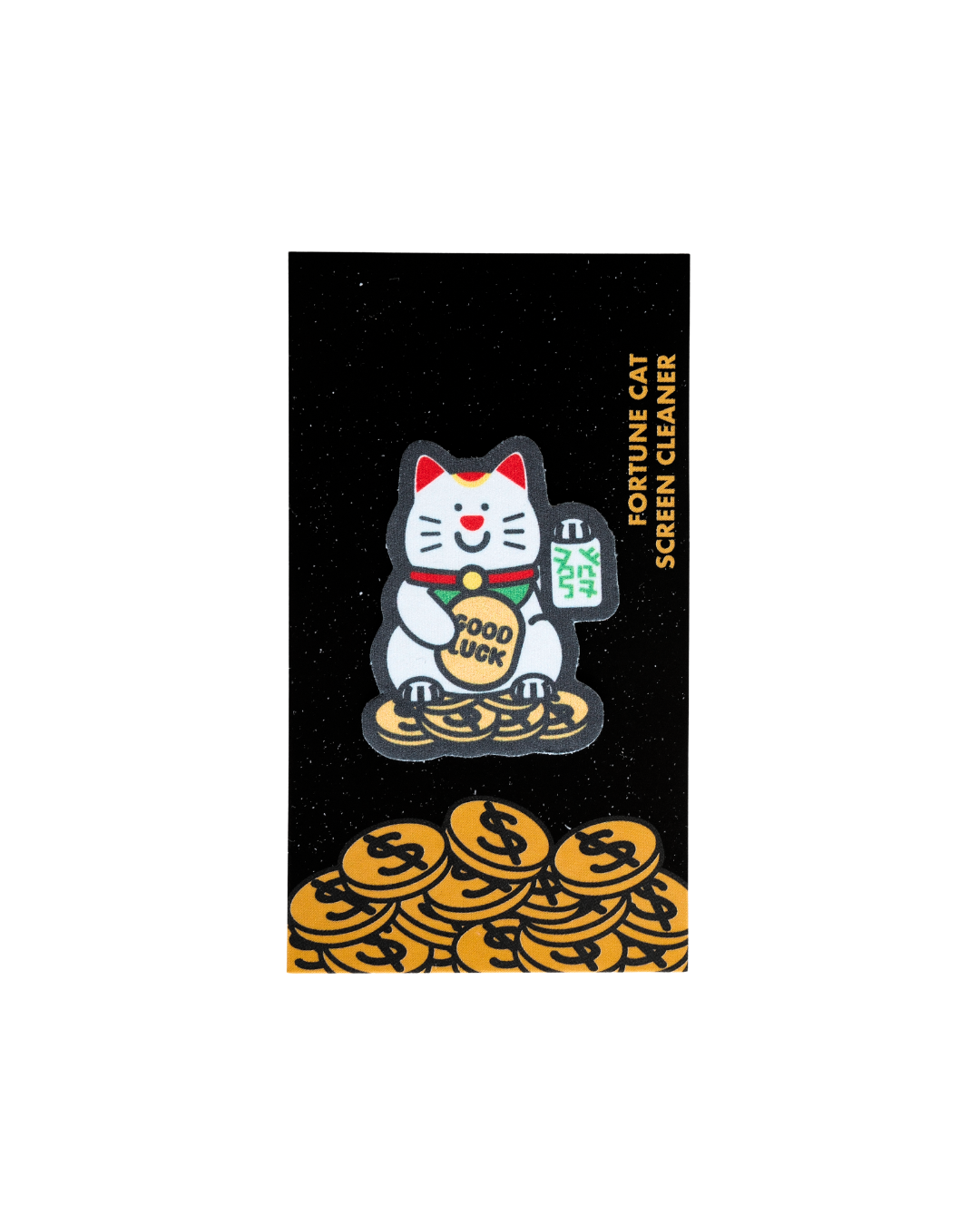 Fortune Cat Screen Cleaner Sticker