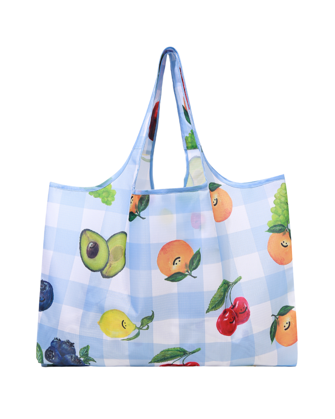 Painted Fruits Mega Reusable Nylon Bag