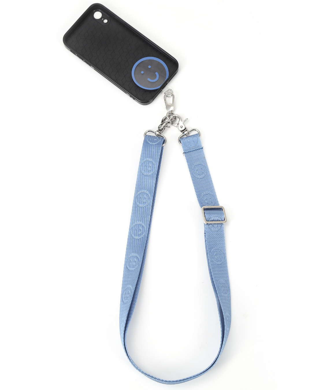 Signature Smile Multi-Way Strap in Steel Blue
