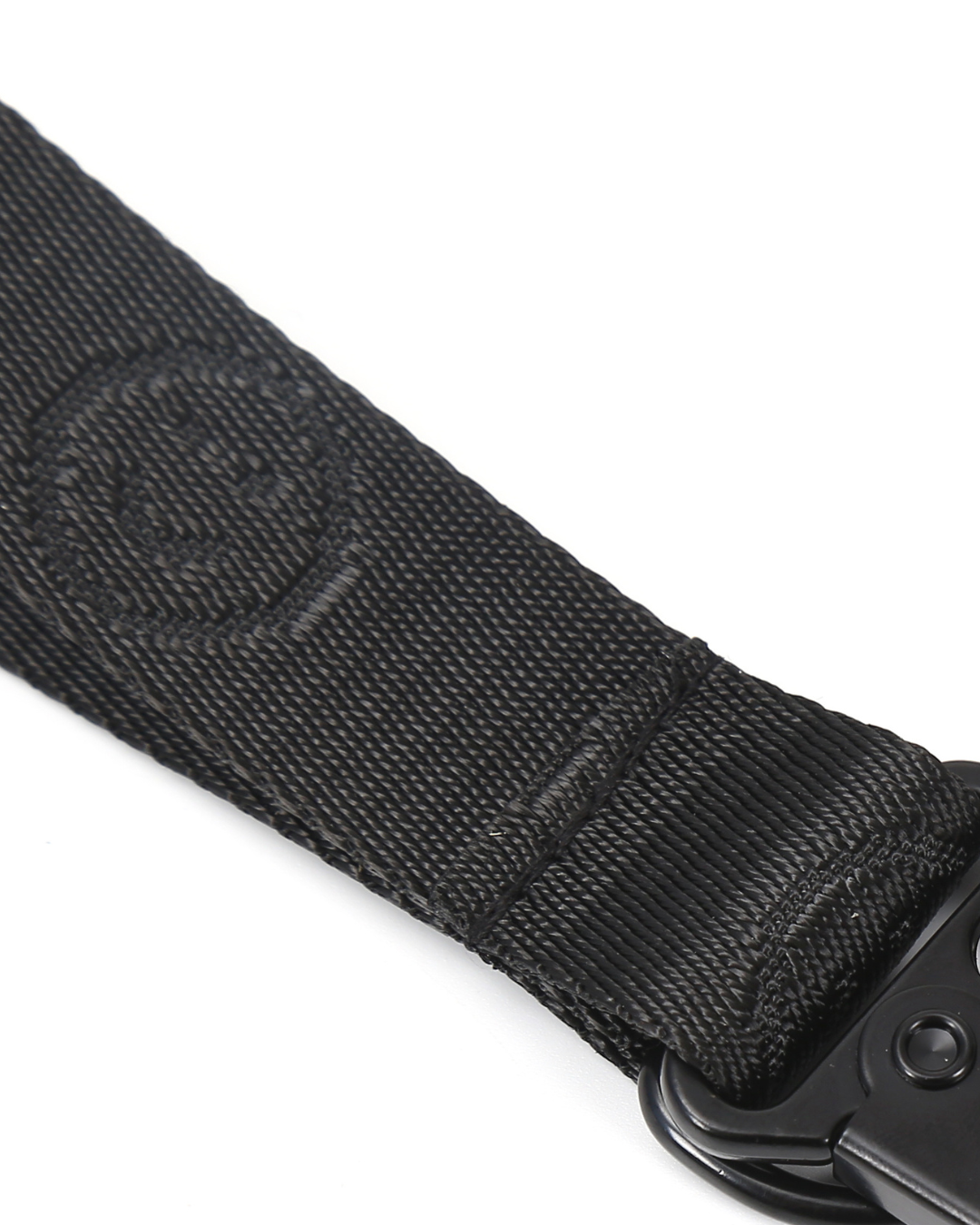 Signature Smile Wrist Strap in Black