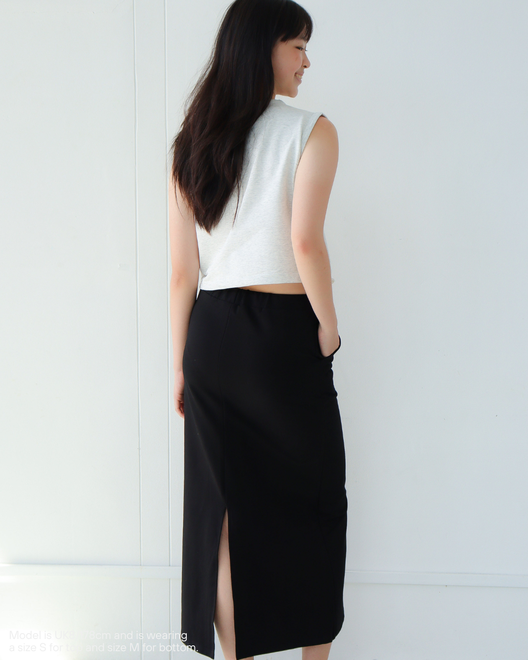 Signature Maxi Skirt in Black - Women