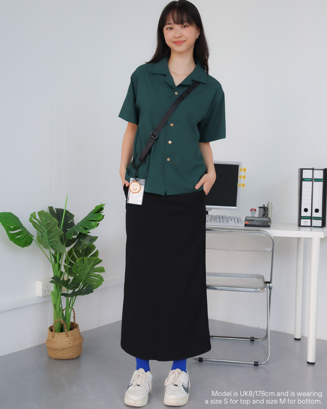 Signature Maxi Skirt in Black - Women