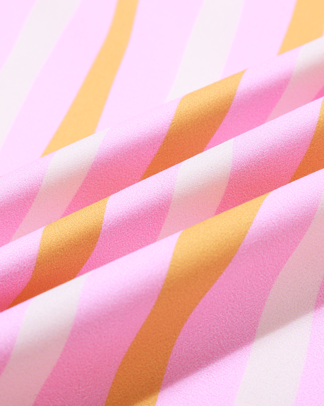 Pink Striped Cornerstash Tote Bag