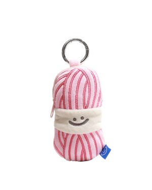 Pink Yarn Plushie Reusable Large Bag