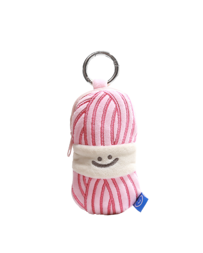 Pink Yarn Plushie Reusable Large Bag
