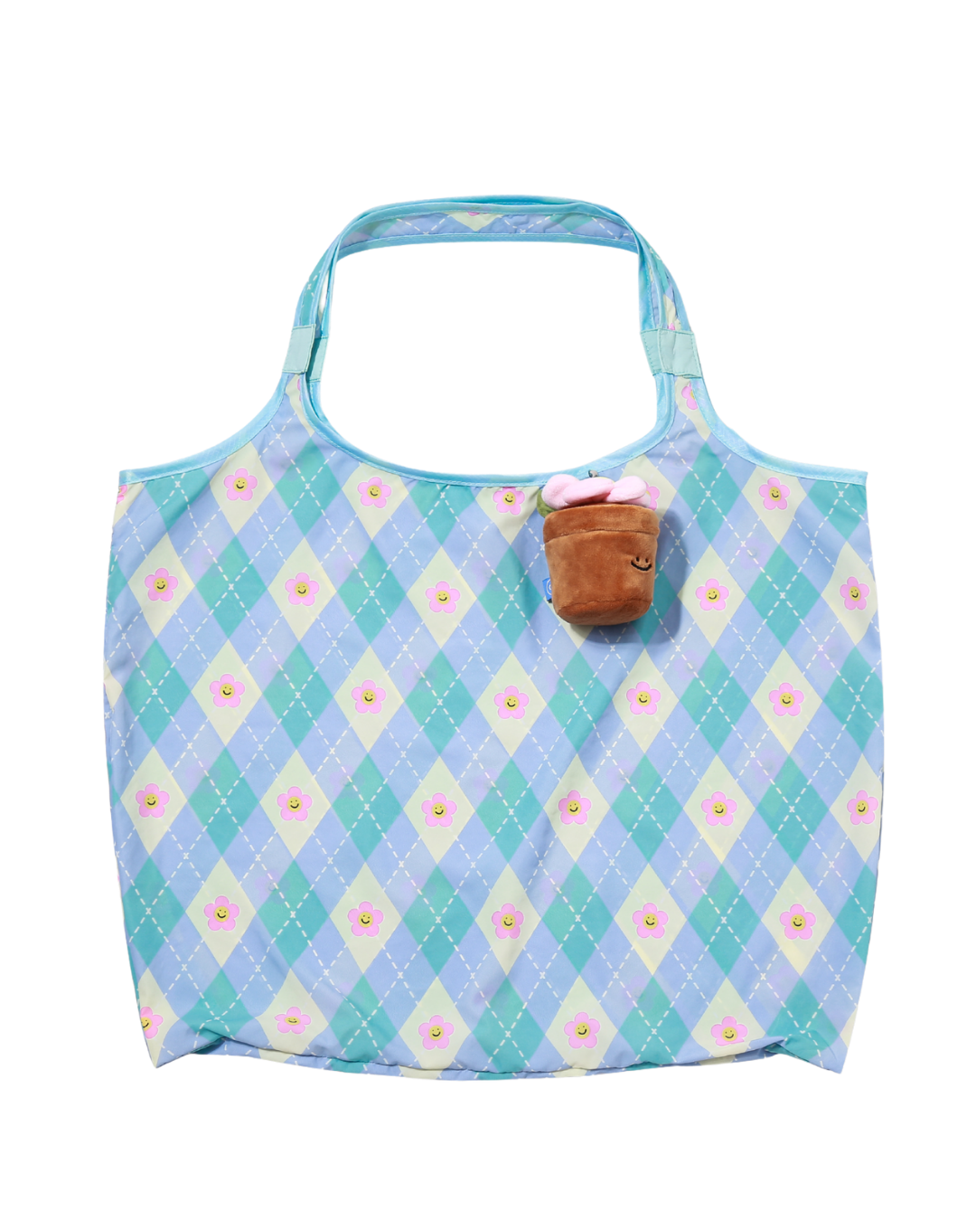 Potted Peach Blossom Plant Plushie Reusable XL Bag