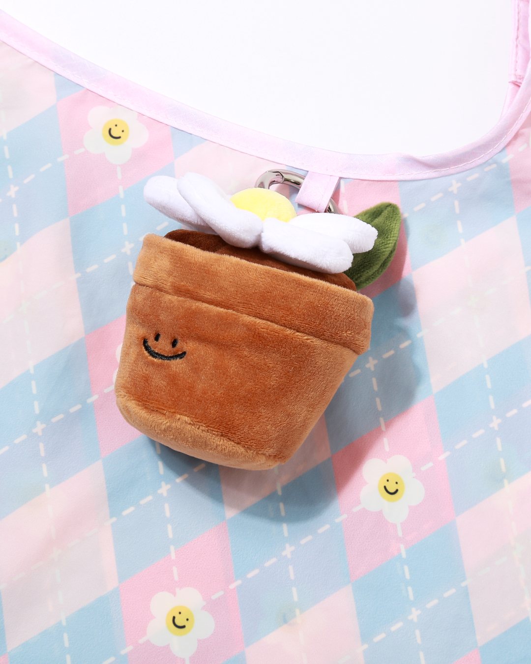 Potted Daisy Plant Plushie Reusable XL Bag