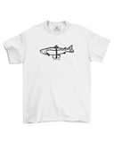 I Am Not A Shark Tee in White