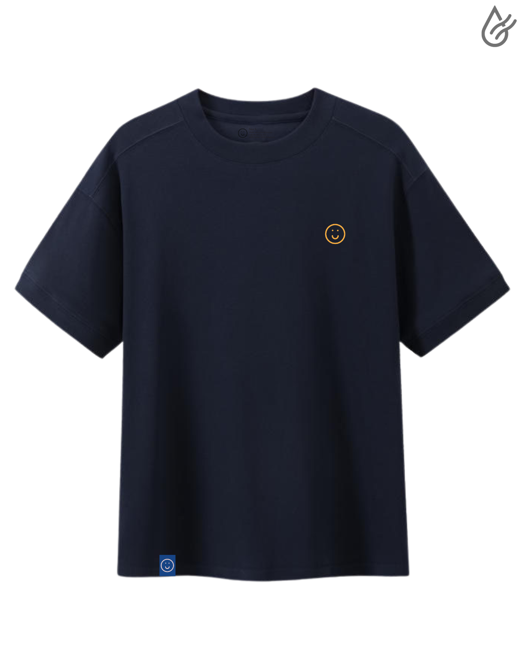 Signature "Air-con" Tee in Navy