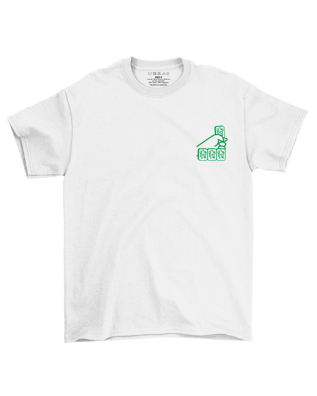 Winning Hand Oversized Tee In White