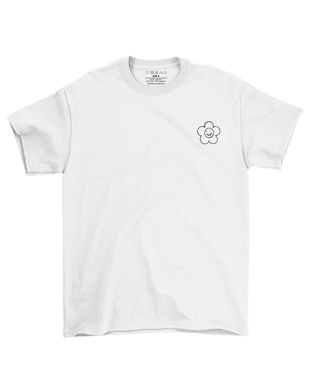 Plant Peace Cooling Oversized Tee in White