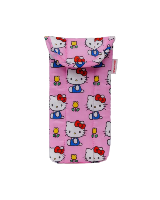 Puffy Glasses Sleeve - Hello Kitty Pink