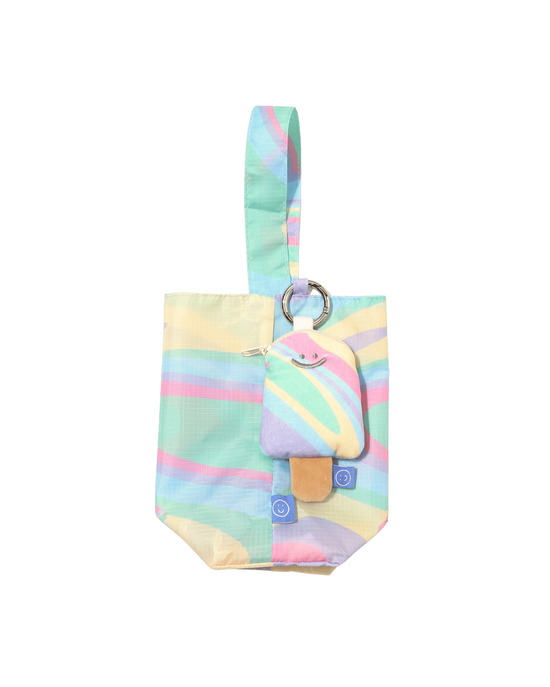 Rainbow Popsicle Plushie Reusable Drink Bag